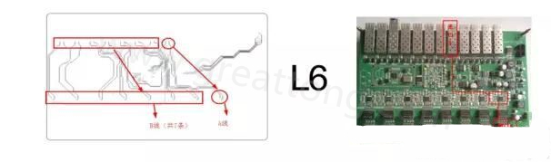 根據(jù)客戶端提供的信息，確認(rèn)為L6層光口8與芯片8之間的兩條差分阻抗線調(diào)試不通-深圳宏力捷
